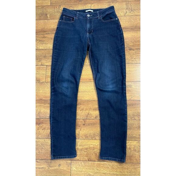 Riders by Lee Women's Size 10M Curvy Fit Midrise Skinny Blue Jeans - Picture 1 of 6